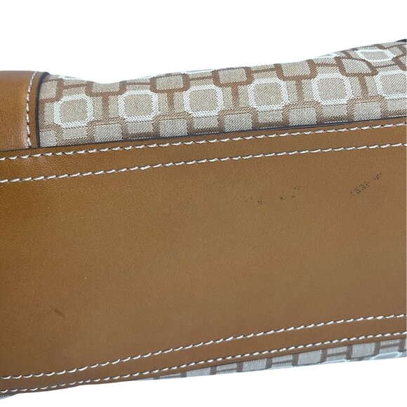 Nine West Geometric Barrel Bag Purse Cosmetic Accessory Bags Mirror 3 pc Set - Picture 16 of 16